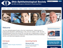 Tablet Screenshot of ohioeye.org